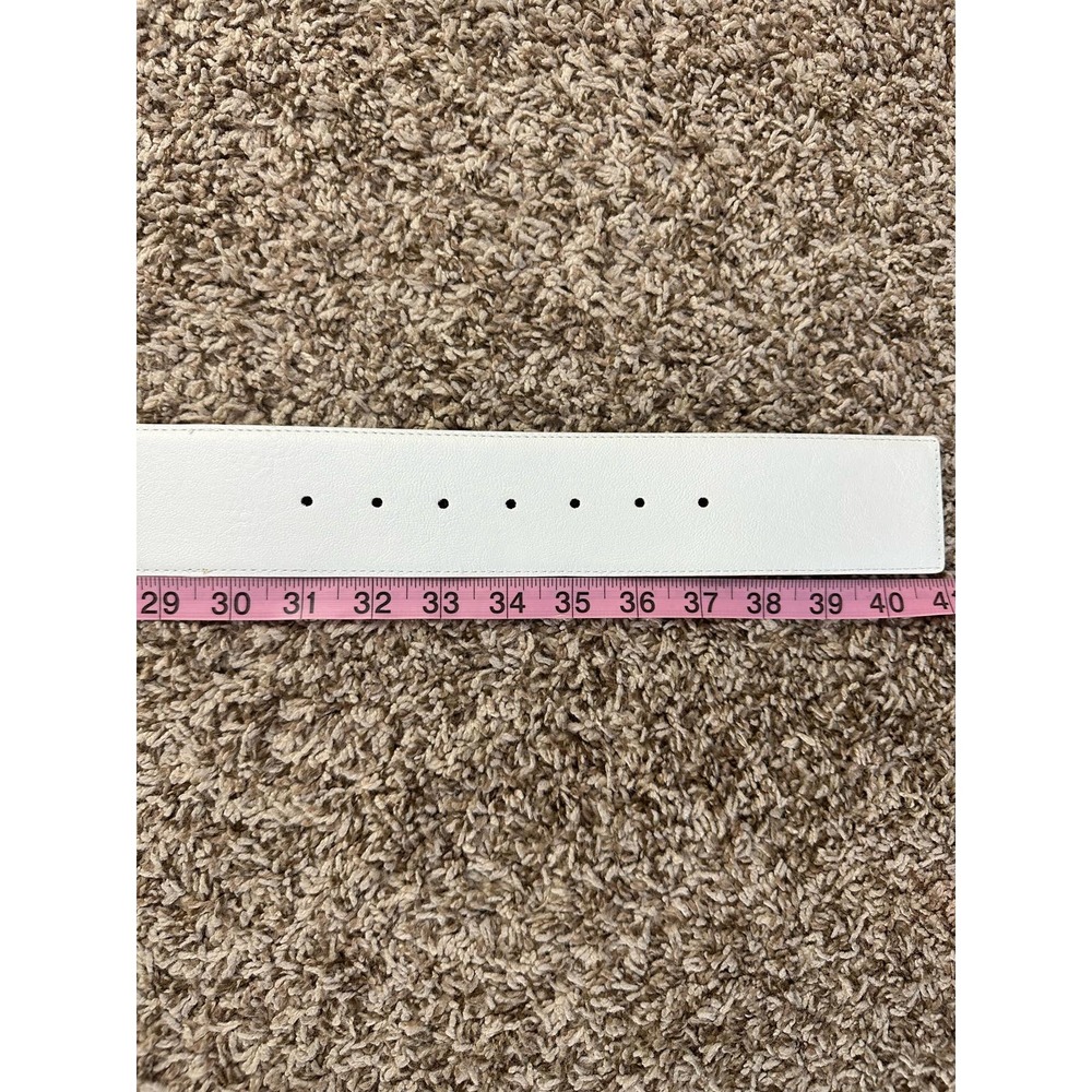 Giani Bernini Stretch Belt, White L/XL, MSRP $34.50 - Picture 5 of 6